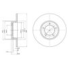 DELPHI BG2021 Brake Disc